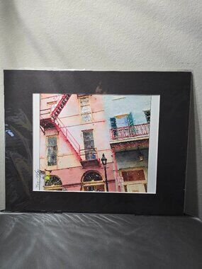 14 x 11 Beautiful Watercolor of the Michalopoulos Gallery